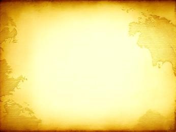 A yellow background with a map of the world PowerPoint Template