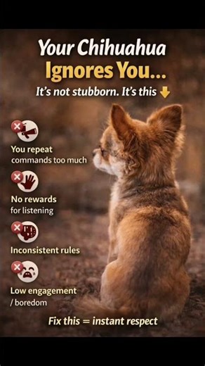 Why Your Chihuahua Ignores You (And How To Fix It Fast)