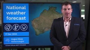 National Weather Forecast Tuesday 17 Dec 2024: Heat to ease in the east, wet for east QLD & parts of WA. Video current: 1:00pm AEDT Tuesday 17 December 2024. For the latest forecasts and warnings go to our website www.bom.gov.au or the BOM Weather app. | Bureau of Meteorology