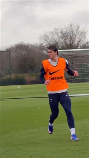 CONOR GALLAGHER: His First Training Session at Hotspur Way; Ahead of Spurs v West Ham