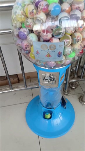 OVERLOADED BOUNCYBALL TOY VENDING MACHINE DISPENSER #shorts