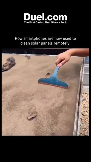 explainer Area on Instagram: "A new innovation in clean energy maintenance — engineers have developed a system that lets you clean solar panels remotely using just your smartphone. Automated, smart, and efficient, it makes solar power easier to manage while keeping energy output at its best. We do not own any of the content. All credit goes to the respective owners. No copyright infringement intended. #innovation #solartechnology #cleanenergy #automation #smartsolutions #renewableenergy #enginee