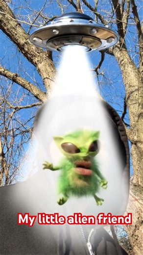 Little alien friend #alien #ufo