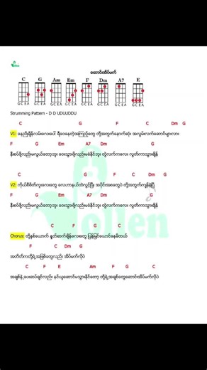 ဆောင်အိပ်မက် (အယ်လ် လွန်းဝါ) #chord_and_lyric