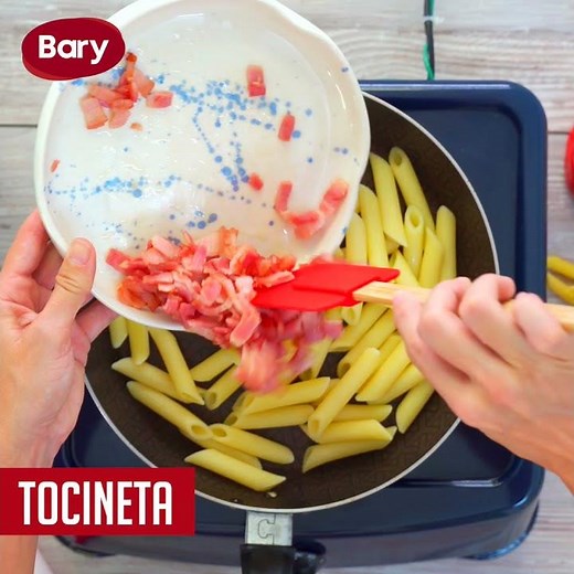 Receta fácil Bary: Pasta con cheddar