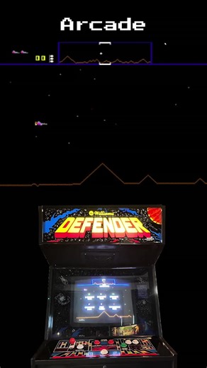 When this hit arcades in the early ’80s, it was advanced. Like, what is happening on this screen advanced. Go play it. It has depth. It has speed. It has a ridiculous number of controls. Maybe too many. But that’s part of the charm. It actually makes you feel like you’re piloting some hypersensitive, barely-contained combat craft that wants to kill you as much as the aliens do. And it’s not really space. It’s a planet. A planet with little humanoids getting harassed and abducted by very alien-lo