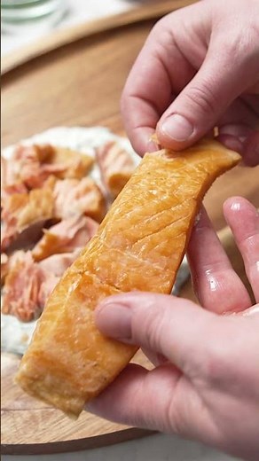 Hot Smoked Lemon Garlic Salmon Platter