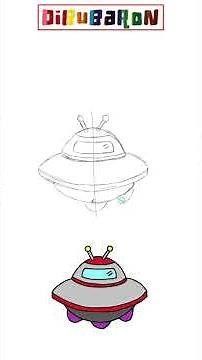 drawing a flying saucer