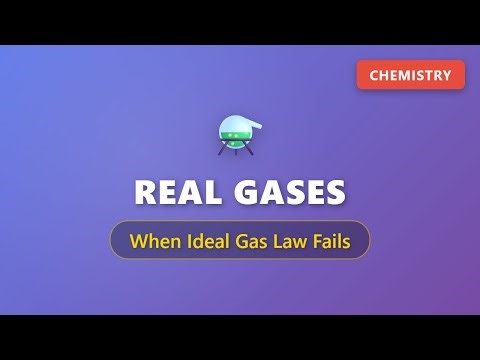 Real Gases: When Ideal Gas Law Fails | Van der Waals Equation Explained