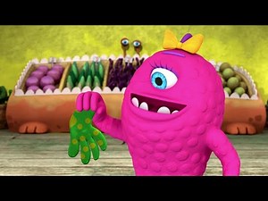 Monster Math Squad 104 - Big Monster Mess | Math Cartoons for Kids | HD | Learn Math