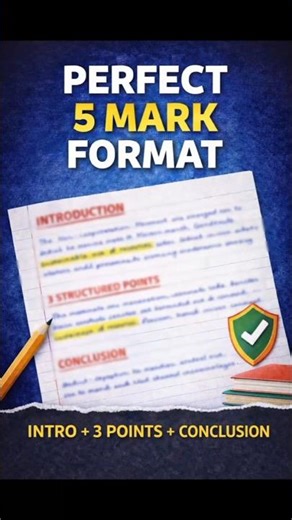 ✅ Write 5 Mark Answers Like This & Examiner Can’t Cut Marks #shorts #youtubeshorts #boardexam #trend