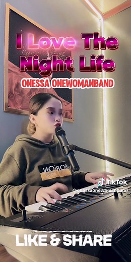 Explore 'I Love the Nightlife' Cover by Onessa One Woman Band