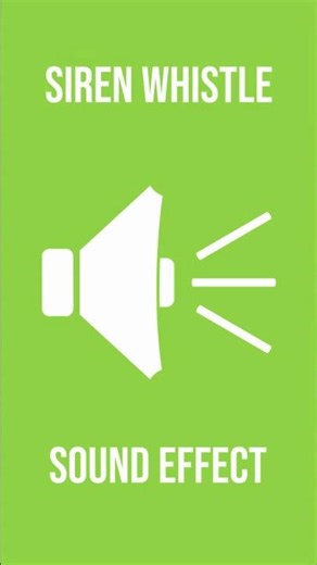 Siren Whistle Sound Effect