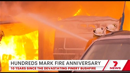 62K views · 571 reactions | There has been a moving event at Freeling to mark the 10th anniversary of the devastating Pinery bushfire. | 7NEWS Adelaide | Facebook