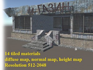 Old Soviet Shop | 3D Urban | Unity Asset Store