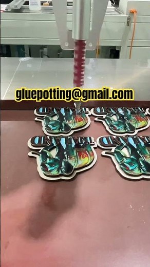 How to Make 3D Crystal Stickers | Automatic Doming Machine Process