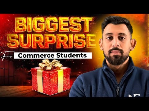 Watch This if you are a Commerce Student | Biggest Surprise for Commerce Students