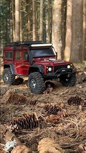 mixed terrain: pine cone - Traxxas TRX-4 Defender #traxxas #trx4defender #rcoffoad