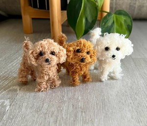 Miniature Dog Figures, Maltese, Toy Poodles, - Etsy