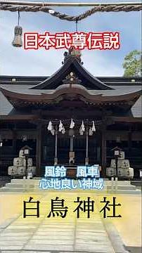 日本武尊（ヤマトタケルノミコト）の魂が白鳥となってこの地に舞い降りたと伝わる白鳥伝説 ＃白鳥神社 #神社 #癒し #パワースポット