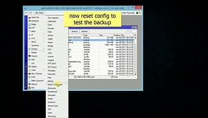 MikroTik Router - How to backup configuration and setting from Winbox