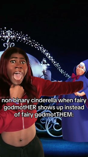 non binary cinderella 😭 #comedy #funny