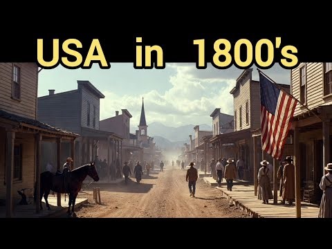 USA life in 1800 || how USA looks like in 1800's #usa