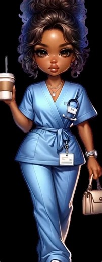 Chibi Nurse Clipart: Watercolor Medical Professional PNG (digital Download) - Etsy