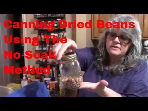 How to can dry beans the no soak method |rebel canning dried beans