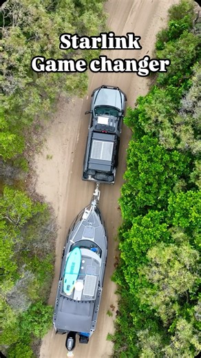 Over the last few months we’ve been testing a fixed mounted Starlink setup on the boat and Ram.. and it’s been awesome. I have a love hate relationship with easy it’s become to stay connected now, but It’s been awesome for helping us work on the road, check weather and keep safe in the bush 💪 Would you chuck one in your rig? Or are you all about switching off and going full off-grid? Let us know! #theexplorelife #StarlinkOnTheRoad #outbackcomms | The Explore Life
