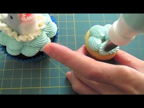 #5 How to decorate a Shark Cupcake Topper