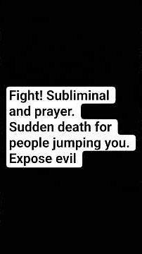 Fight subliminal and prayer
