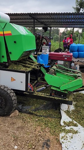Testing our New Pull Type Baler | Mt Kenya Fodder Solution