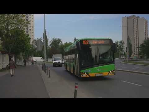 Poland, Poznań, bus 196 ride from Os. Oświecenia to Piłsudskiego
