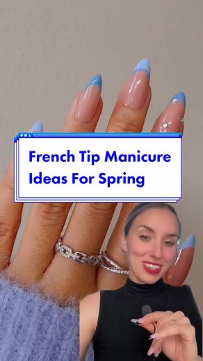 French Tip Nail Art Ideas for Spring