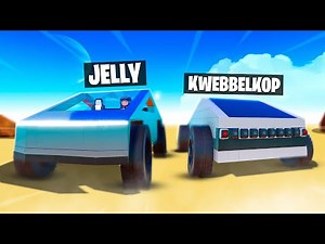 Build The Best CYBERTRUCK, Then We Fight… (Trailmakers)