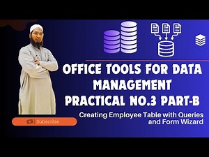 MS Access Practical | Employee Table, Queries, and Form Creation