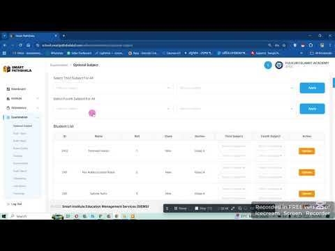 4th Subject Add Smart Pathshala||কিভাবে স্মার্ট পাঠশালায় অপশনাল সাবজেক্ট বা চতুর্থ বিষয় যুক্ত করব??