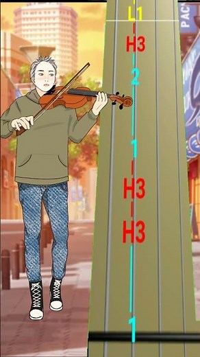 GAYLE - abcdefu (violin tab)