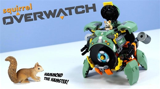 Lego Overwatch Wrecking Ball Speed Build With Hammond Hamster