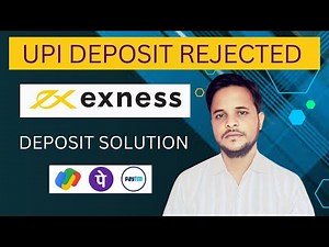 upi deposit rejected solution | exness upi deposit problem | #exness
