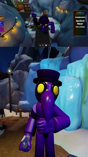 ROBLOX - UPDATE CUSTOMIZED RAINBOW FRIENDS ROLEPLAY INDIGO How to get HIRED KILLER BADGE MORPH! #rob