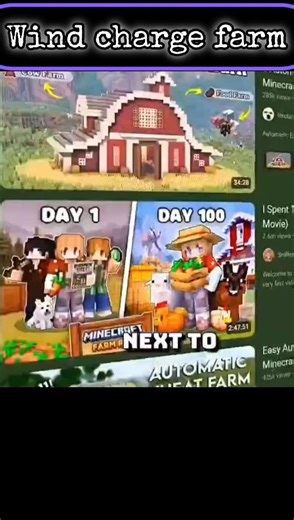 How To Make Wind Charge Farm in Minecraft#minecraft #shortsfeed #shortvideo #shorts #shortsviral