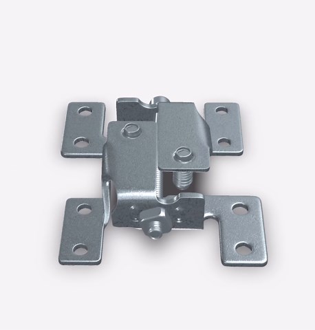 Countertop Joint Fasteners Double Action - 4-Pack, Adjustable Flip Bolt Fastener for Counter-top Table-top Connector Hardware, Miter Draw Bolt Joint Seam Woodwork Surface Connector Kit