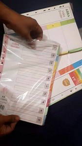 File Index... File divider Index... Color paper Available Inbox us for more details and order please ☺️ | Alliance Marine Collection | Facebook