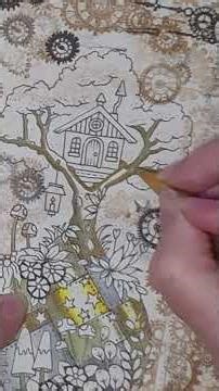 Johanna Basford's Inklings: The treehourse.... but steampunk