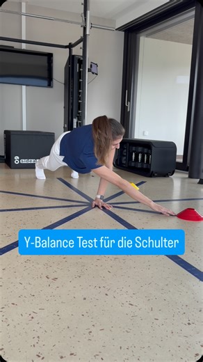 Rosenklinik Rapperswil | Der Y-Balance Test für die Schulter (Upper Quarter Y-Balance Test) ist ein einfaches, aber sehr wirkungsvolles Verfahren, um die... | Instagram