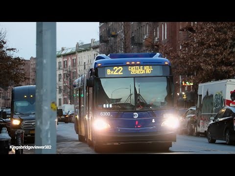 MTA New York City Bus: 2025 New Flyer XD60 Xcelsior Articulated 6300 on the Bx22 Bus to Castle Hill.