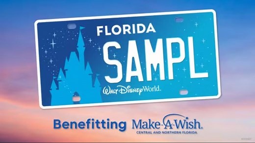 New Disney license plate now available in Florida. Here's how much it is and how to get it