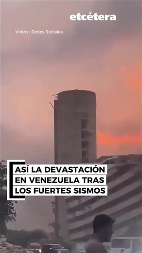 Así la devastación en Venezuela tras los fuertes sismos #terremoto #venezuela
